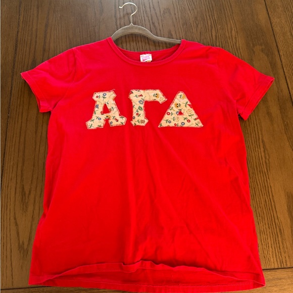 Alpha Gamma Delta Embroidered Tee | AGD | ΑΓΔ - Picture 1 of 2